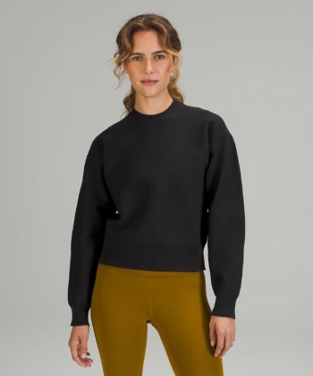 Lululemon Hoodies and Sweatshirts Retail - Womens AllAround Crewneck  Sweater Black